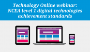 NCEA level 1 digital technologies achievement standards