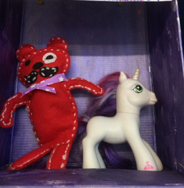 Softie toy with unicorn
