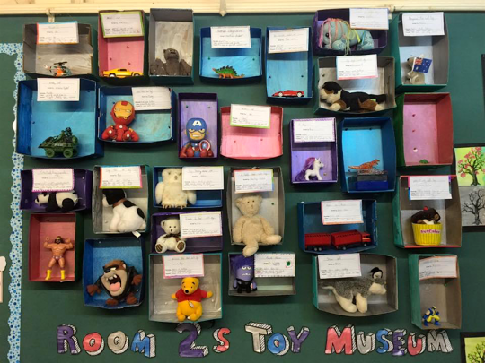 Toy museum display