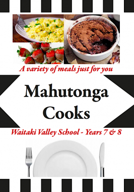 Waitaki Valley School Recipe book cover