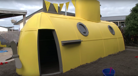 Yellow submarine playhouse