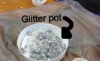 Glue pot and glitter pot