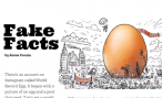 Front page of article with drawing of an egg