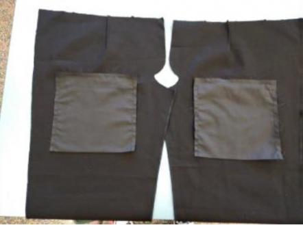 Fabric pocket design.