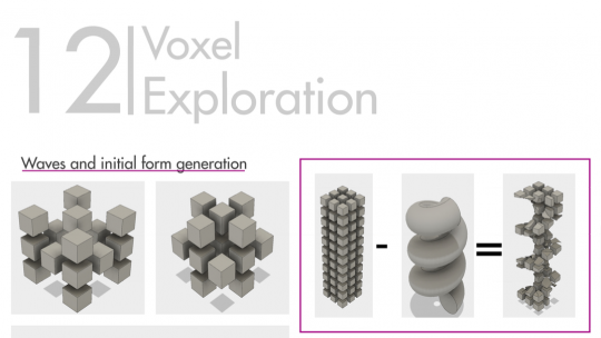 3D printing voxels