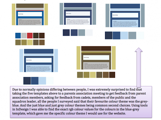 Colour theme comparison
