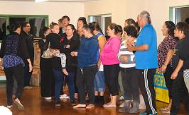 Facilitators and whanau at whanau hui