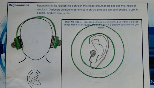 Headphones design sketch