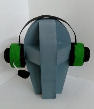 Headphones styrofoam model