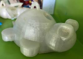 plastic 3D printed sea creature