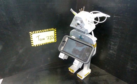 Robot character created by a student
