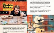 First page of journal article with ukulele and guitars by Dave Gilberd
