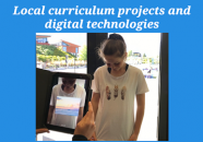 First slide of presentation on local curriculum projects and digital technologies