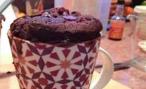 Muffin in a mug.