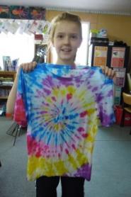 Tie-dyed T-shirt example 1