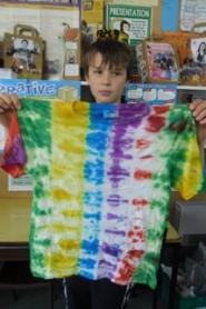 Tie-dyed T-shirt example 11