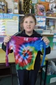 Tie-dyed T-shirt example 12