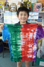 Tie-dyed T-shirt example 13