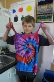 Tie-dyed T-shirt example 2