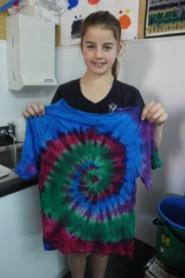 Tie-dyed T-shirt example 3