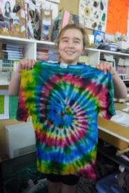 Tie-dyed T-shirt example 4