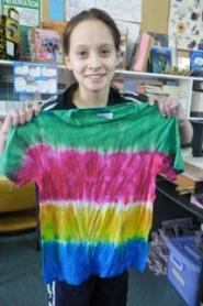 Tie-dyed T-shirt example 8