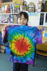 Tie-dyed T-shirt example 9